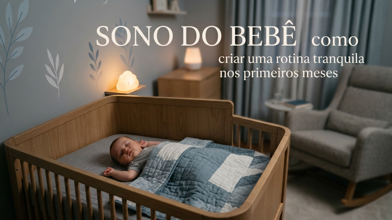 Sono do bebê: criando a rotina tranquila nos primeiros meses